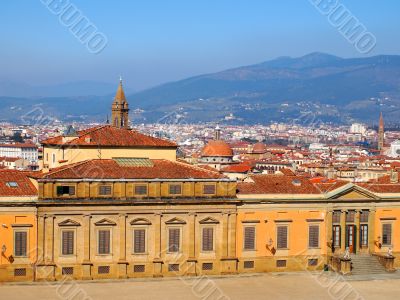 The Palazzo Pitti in Florence
