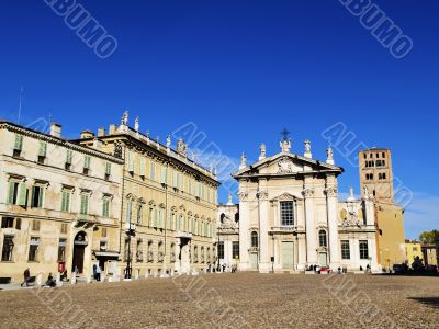 Piazza Sordello in Mantua