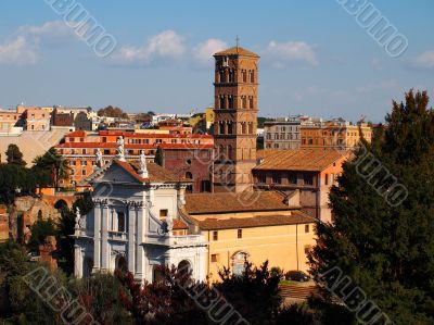 The Roman Forum in Rome