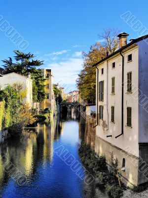 Canal in Mantua, Italy