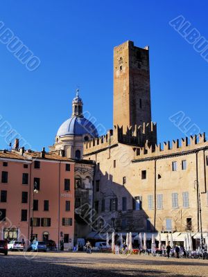Piazza Sordello in Mantua