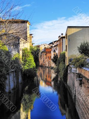 Canal in Mantua, Italy