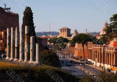 The Roman Forum in Rome