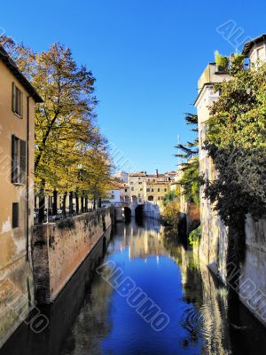 Canal in Mantua, Italy