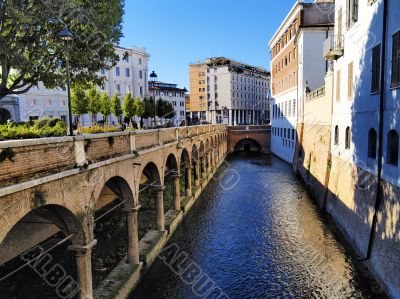Canal in Mantua, Italy