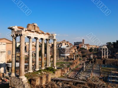 The Roman Forum in Rome