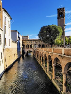 Canal in Mantua, Italy