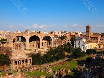 The Roman Forum in Rome