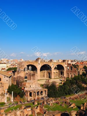 The Roman Forum in Rome