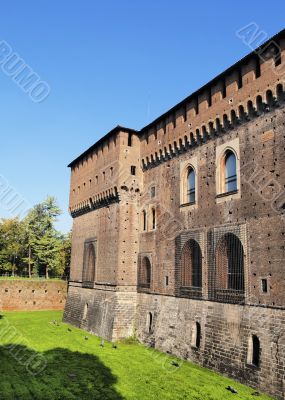  Sforzesco Castle in Milan