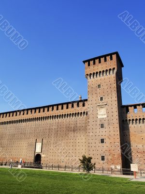  Sforzesco Castle in Milan