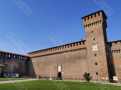  Sforzesco Castle in Milan