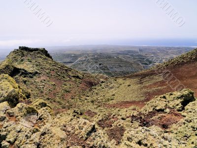 Corona Volcano on Lanzarote