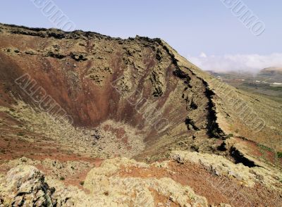 Corona Volcano on Lanzarote