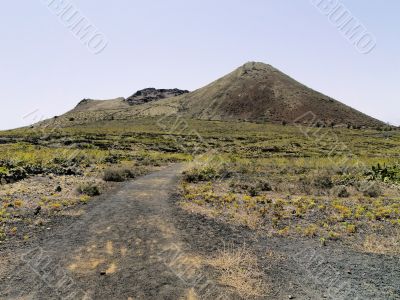 Corona Volcano on Lanzarote
