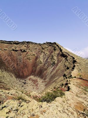 Corona Volcano on Lanzarote