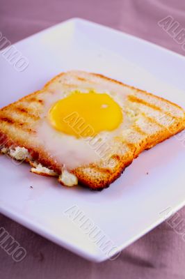 Egg-in-a-hole