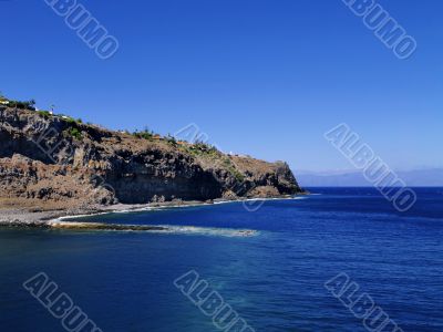 Beach of San Sebastian on Gomera