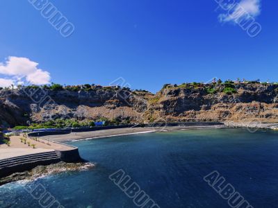 Beach of San Sebastian on Gomera