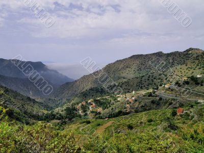 Vallehermoso on Gomera