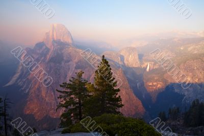 Half Dome at Sunset, Yosemite Valley