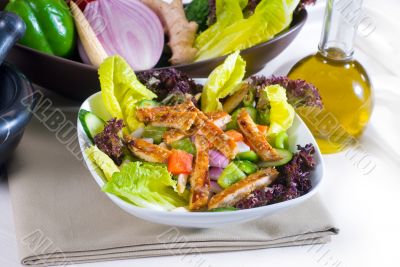 sesame chicken salad