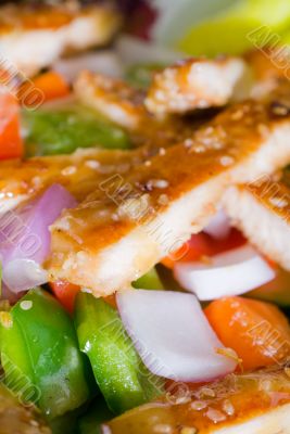 sesame chicken salad