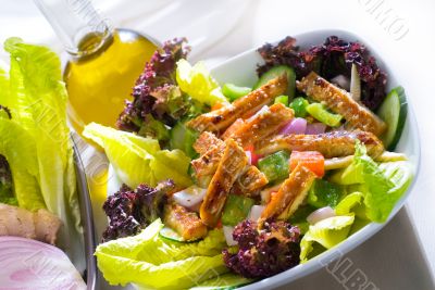 sesame chicken salad