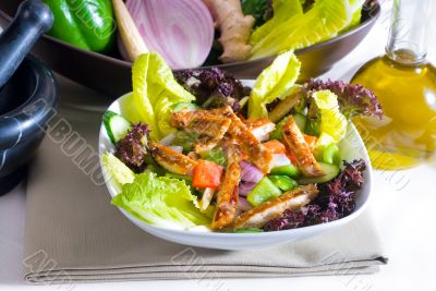 sesame chicken salad