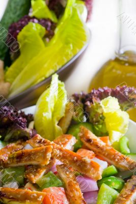 sesame chicken salad