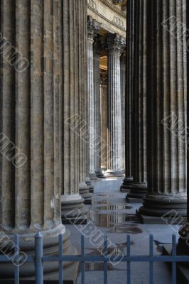 Columns of old cathedral