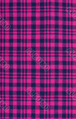 Violet blue plaid fabric