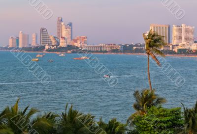 Pattaya bay thailand
