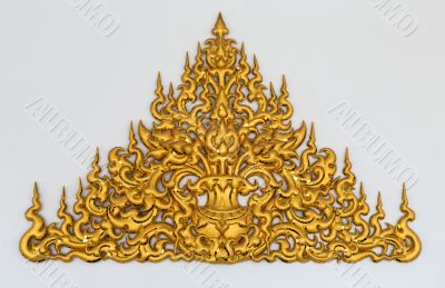 gold stucco Thai style
