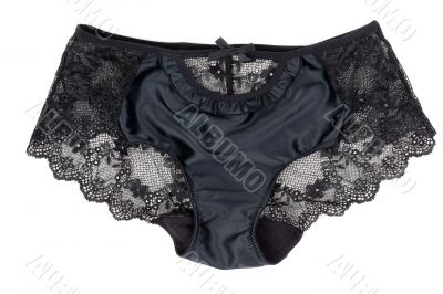nice women`s panties isolated on a white background
