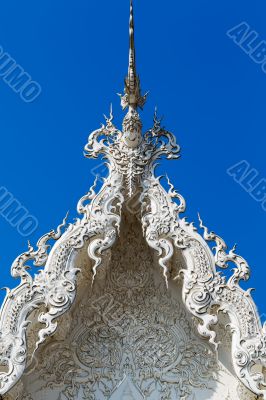 Close up detail of the White Temple