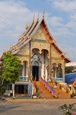 Entrance to a Thai temple