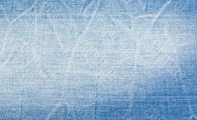 artificially aged denim, close-up 
