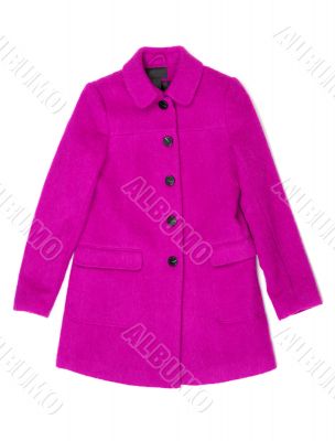 New female fashion purple coat