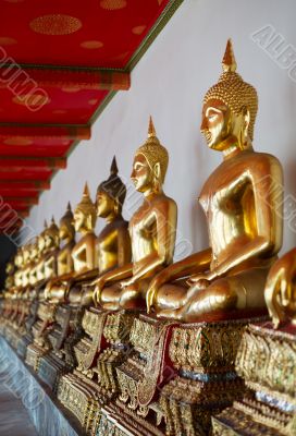 Buddha in Wat Pho Temple in Bangkok