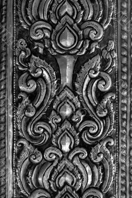 Oriental silver pattern