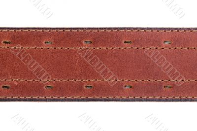 Fragment of a leather belt