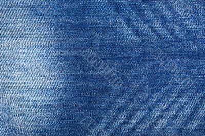 artificially aged denim, close-up 