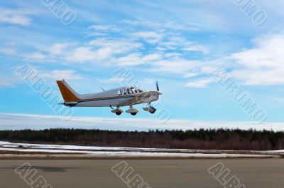 Small Plane Taking Off