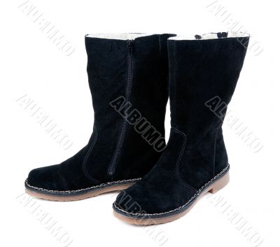 A pair of women`s boots 