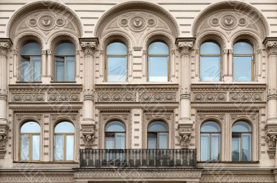 facade of the building.