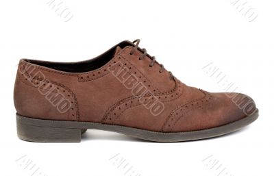 One brown shoe style casual design