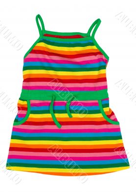 children`s striped sundress