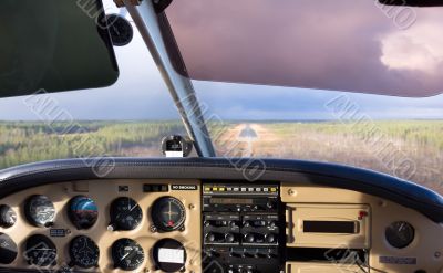 Cockpit view 