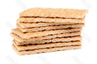 stack of wheat crackers